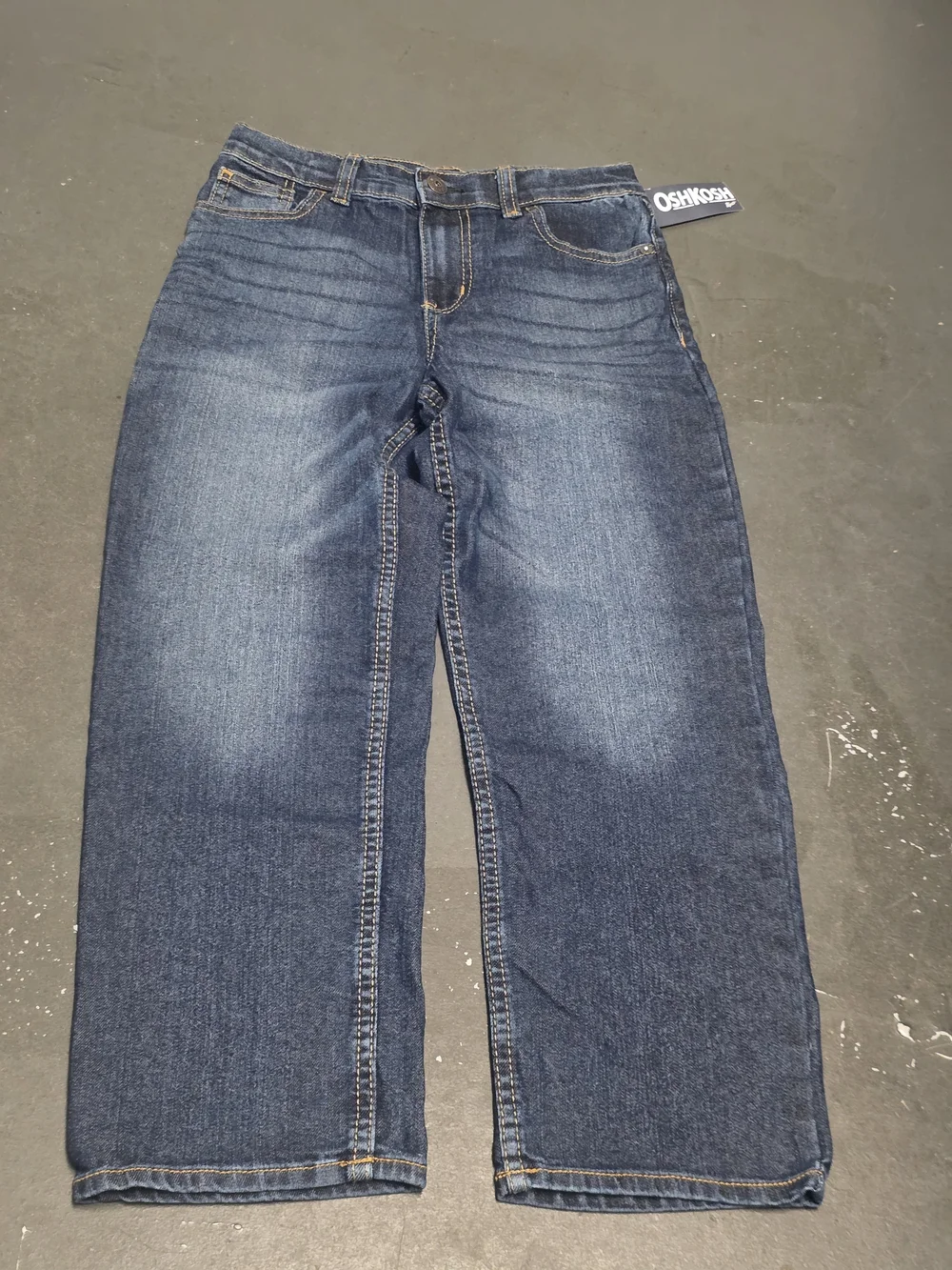 OshKosh B'gosh Boy’s Dark Blue Relaxed Jeans